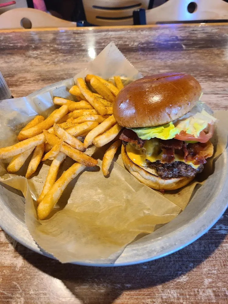 Backroads Smashed Burger and Fries