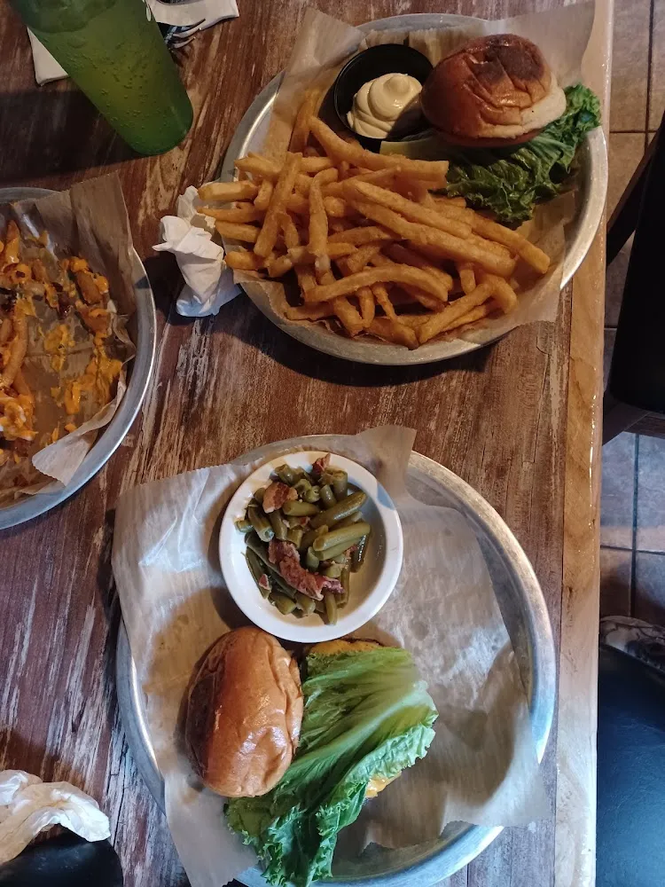 Double Bacon Cheeseburger Green Beans on the Side